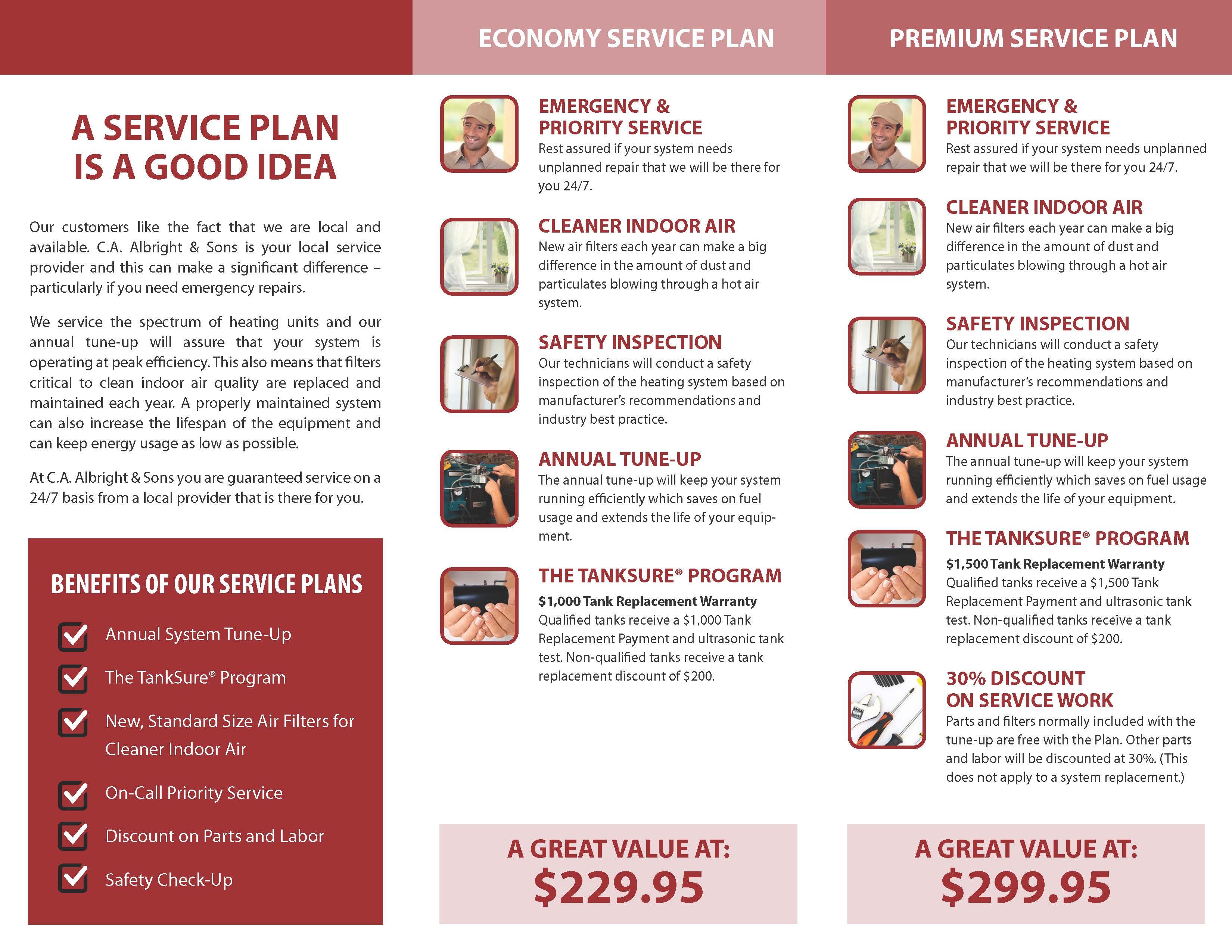 2021 Tanksure Service Plan Launch Page 2